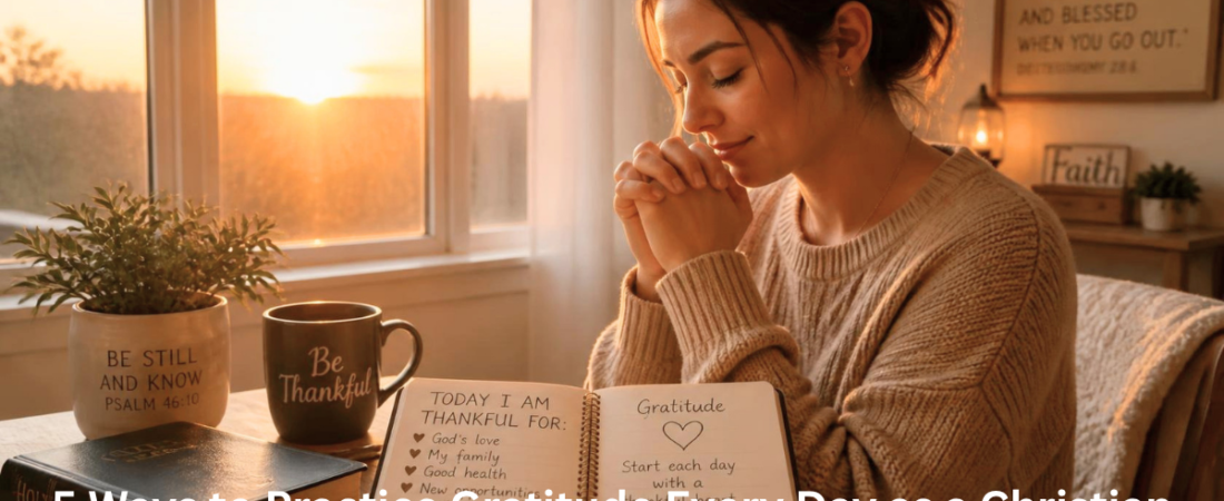5 Ways to Practice Gratitude Every Day as a Christian