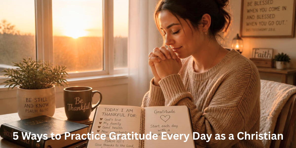 5 Ways to Practice Gratitude Every Day as a Christian