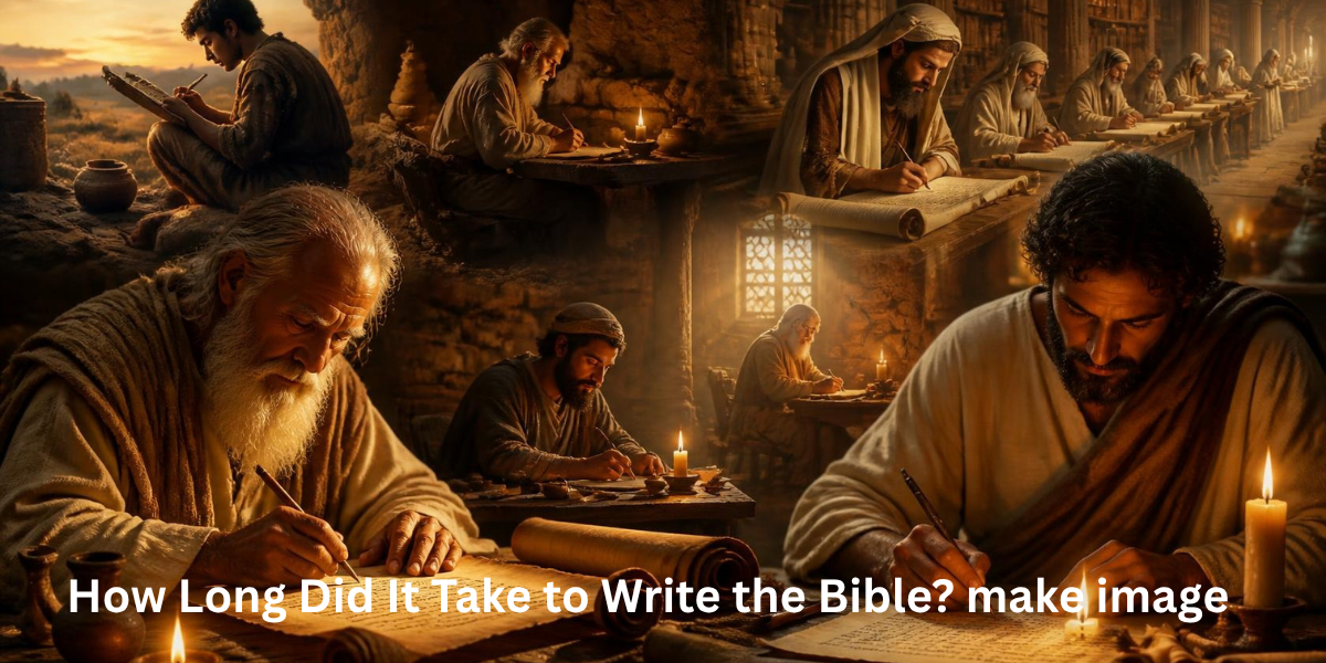How Long Did It Take to Write the Bible?