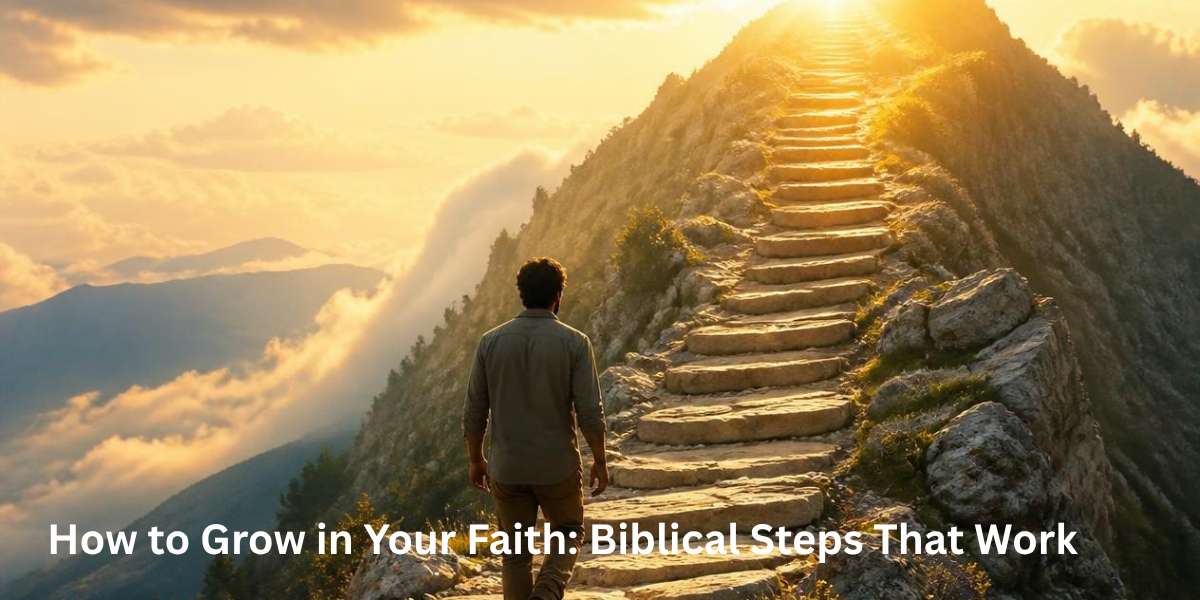 How to Grow in Your Faith: Biblical Steps That Work