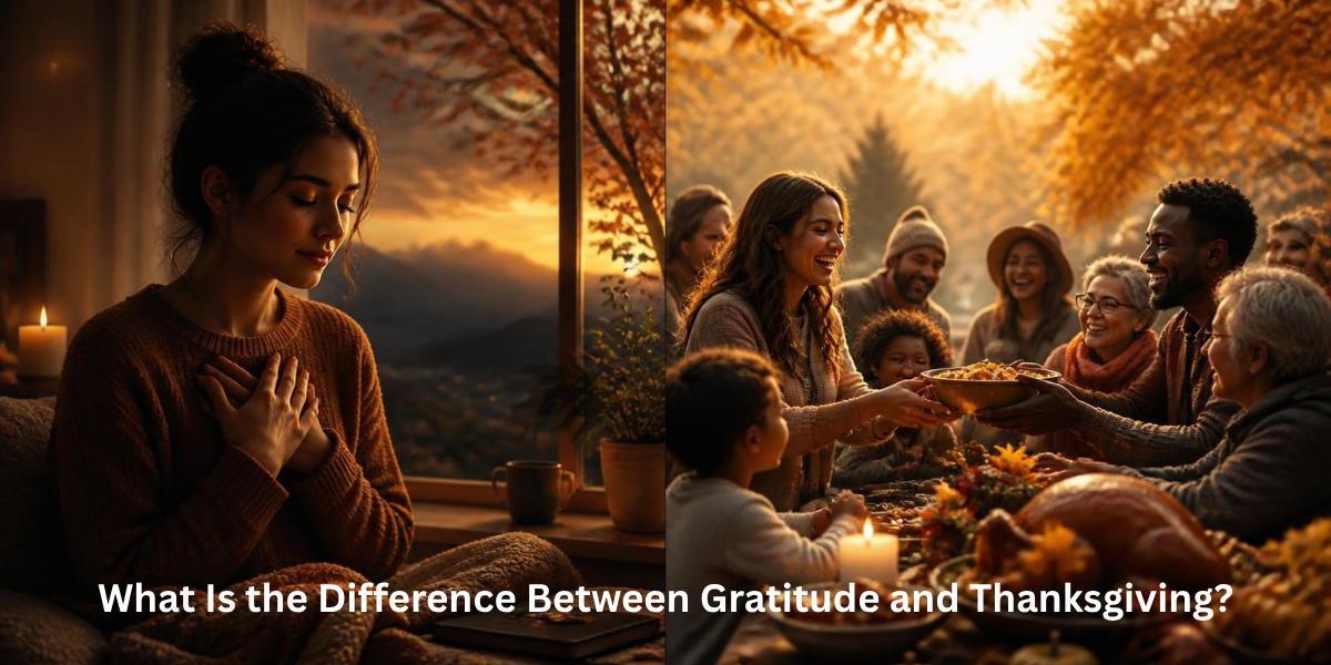 What Is the Difference Between Gratitude and Thanksgiving?